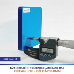 Tấm Polycarbonate Đặc Ruột 10MM Ocean Lite