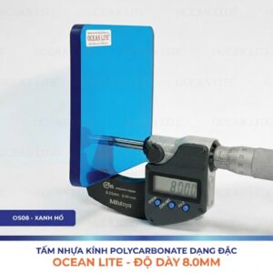 Tấm Polycarbonate Đặc Ruột 8.0MM Ocean Lite