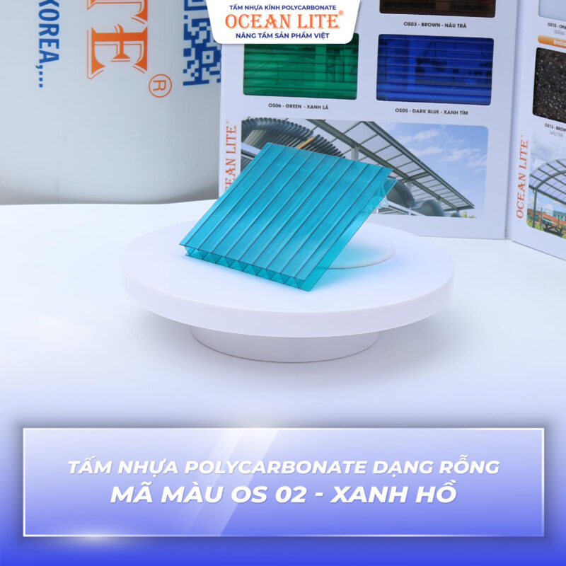 màu tấm poly rỗng