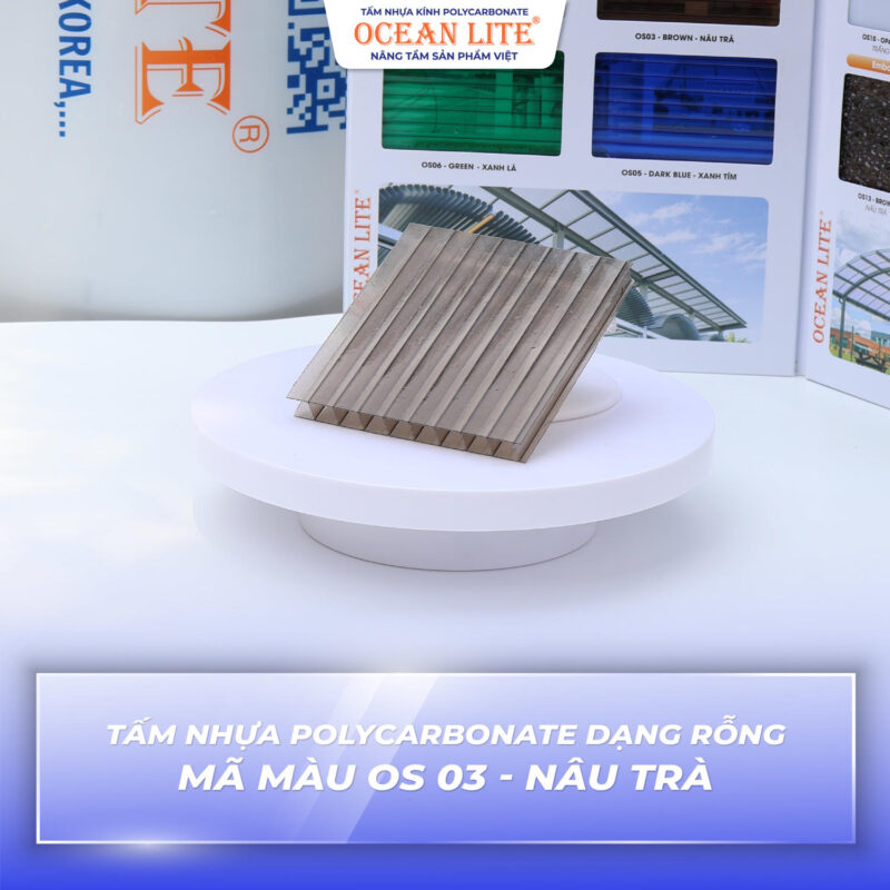 màu tấm poly rỗng