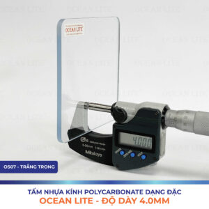 Alternative view of Tấm Polycarbonate Đặc Ruột 4MM Ocean Lite