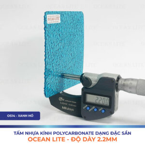 Tấm Polycarbonate Đặc Sần 2.2MM Ocean Lite