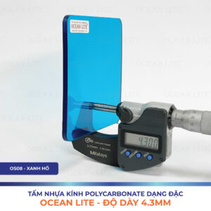 Tấm Polycarbonate Đặc Ruột 4.3MM Ocean Lite