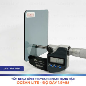 Alternative view of Tấm Polycarbonate Đặc Ruột 1.9MM Ocean Lite