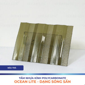 Tấm Nhựa Poly Sóng Sần