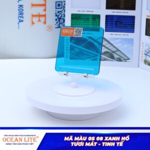Tấm Poly Màu Xanh Hồ Dạng Đặc Ocean Lite