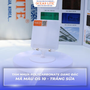 Tấm Poly Màu Trắng Sữa Dạng Đặc Ocean Lite