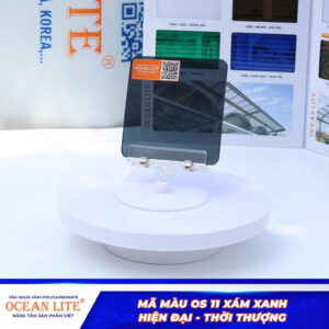 Tấm Poly Màu Xám Khói Dạng Đặc Ocean Lite