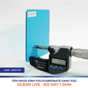 Tấm Polycarbonate Đặc Ruột 1.5MM Ocean Lite