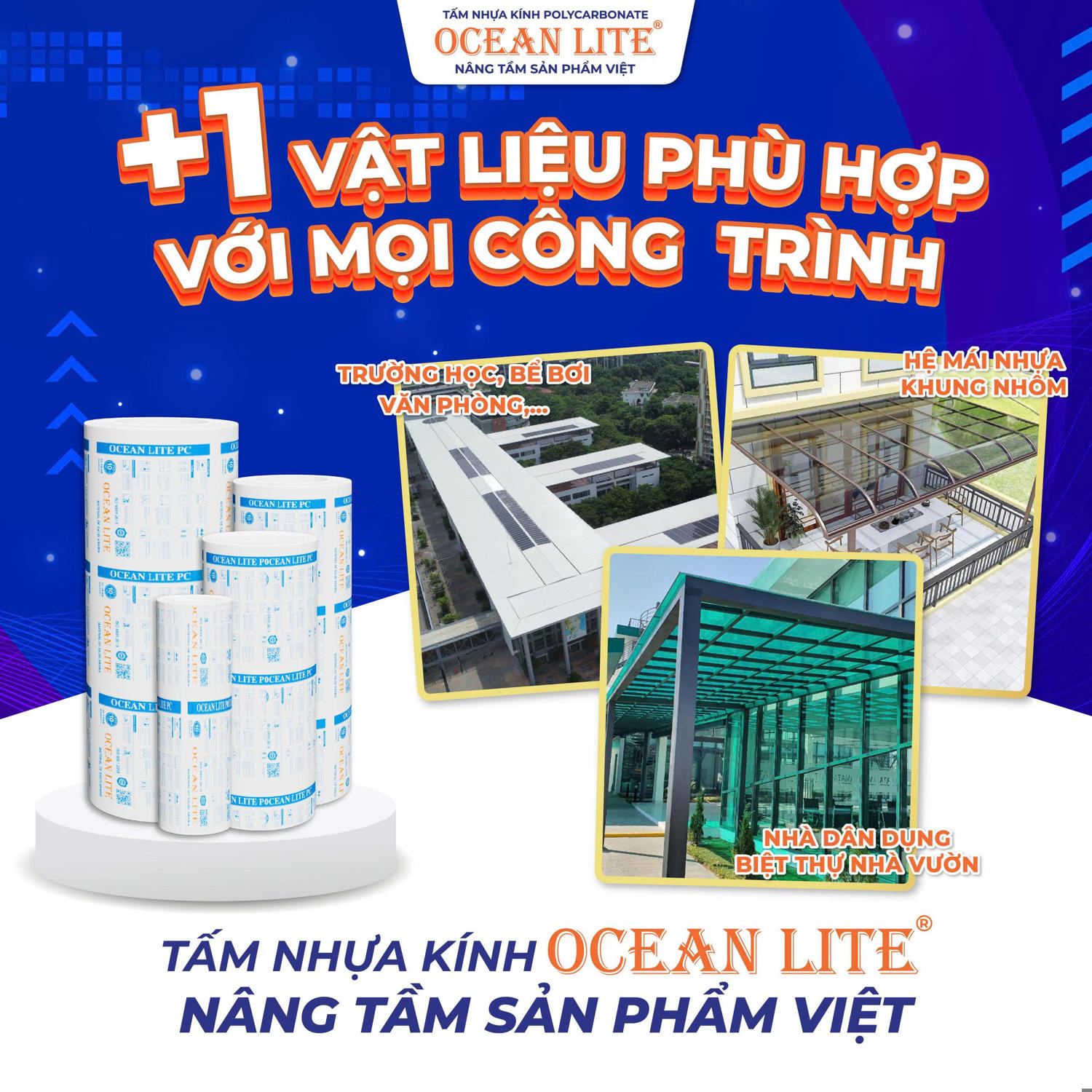 Tấm poly 12mm