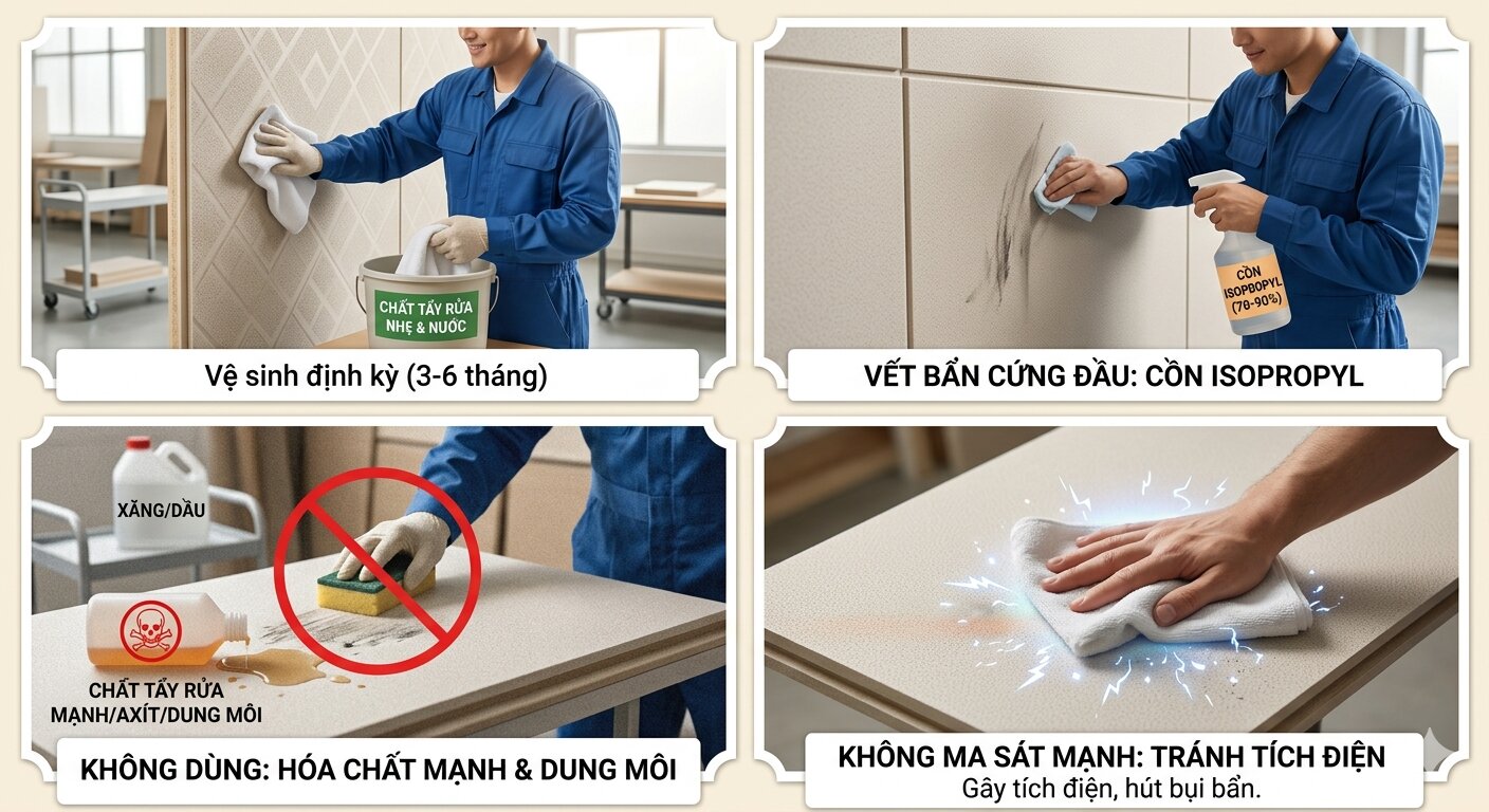 Lưu ý khi Thi công tấm polycarbonate rỗng ruột
