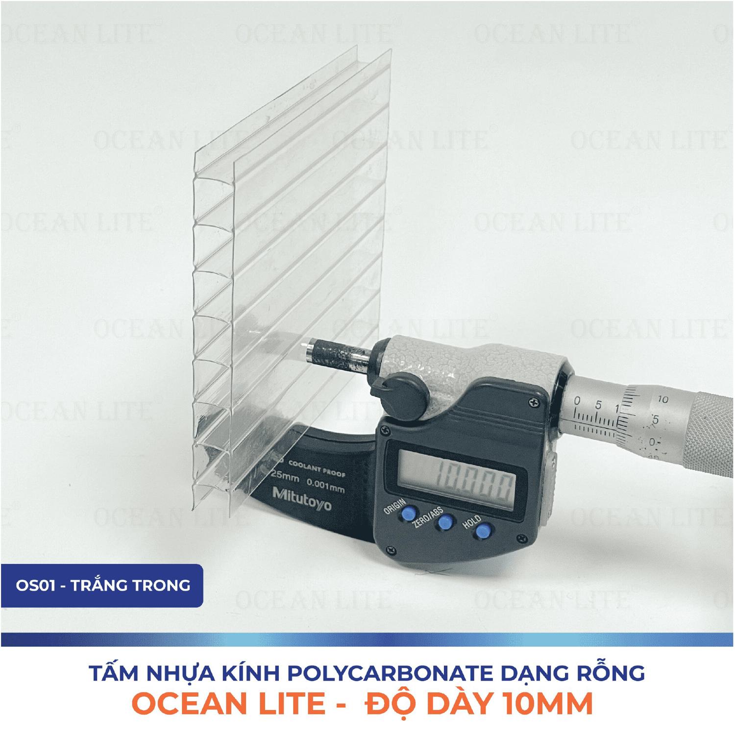 giá tấm poly rỗng 10mm
