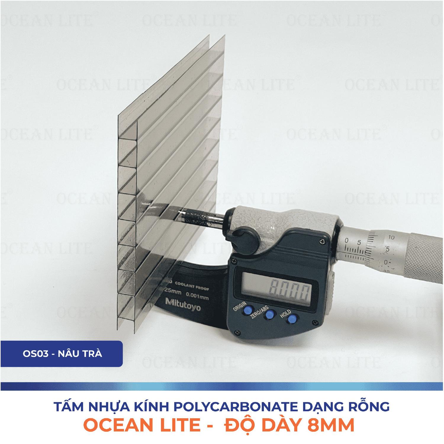 giá tấm poly rỗng 8mm 