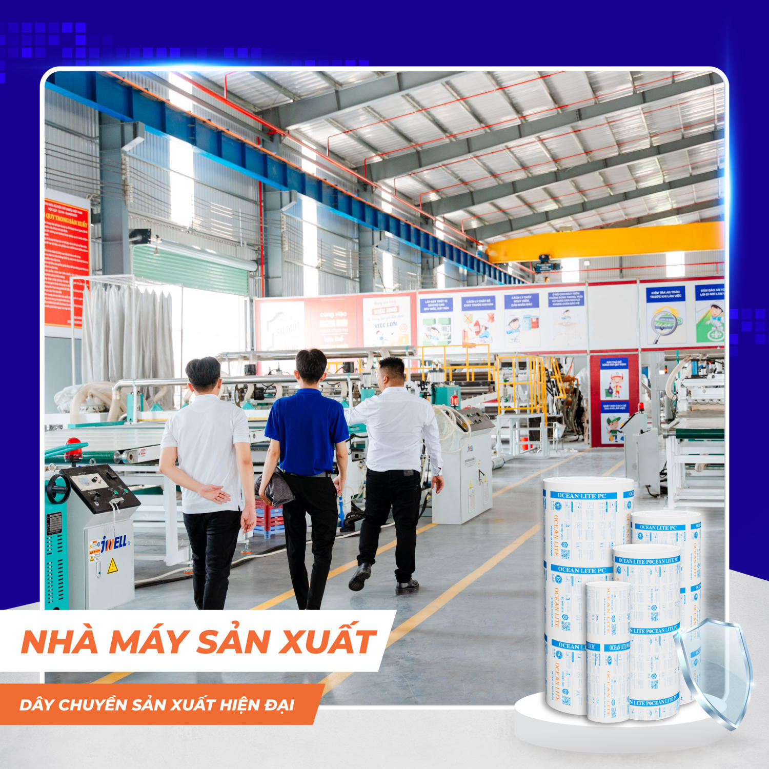 Quy mô sản xuất tấm poly rỗng ruột 4mm