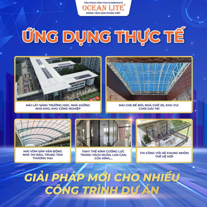 Tấm lợp lấy sáng tại Huế với tính ứng dụng cao