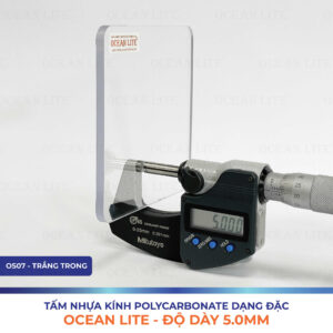 Tấm Polycarbonate Đặc Ruột 5.0MM Ocean Lite