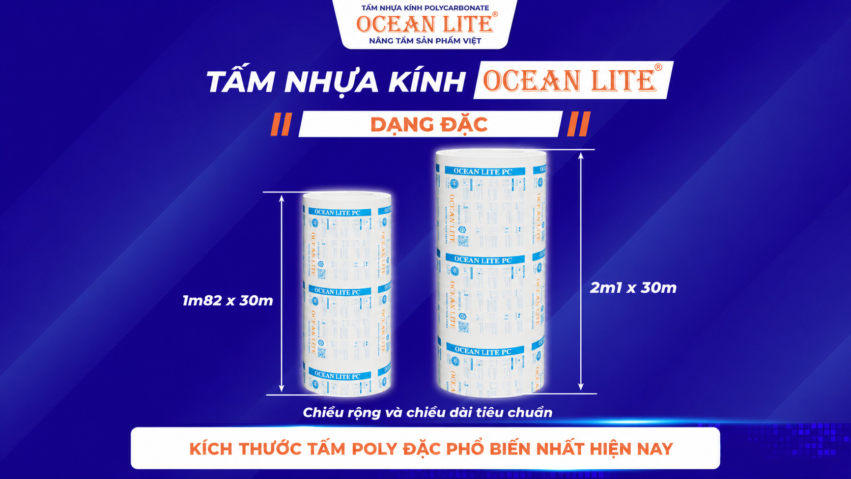 tấm polycarbonate khổ lớn dạng đặc