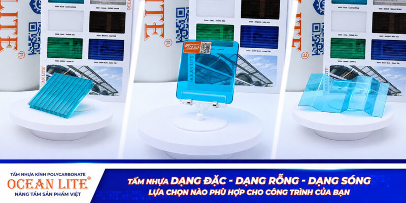 Tấm Poly ngoài trời